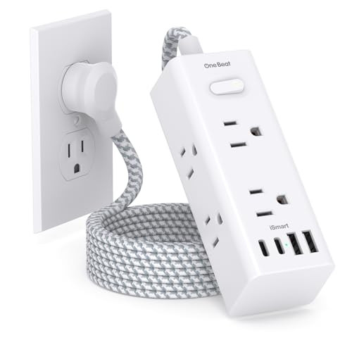One Beat 6-Outlet 4-USB Port Power Strip