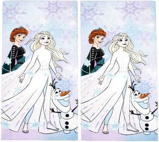 Frozen Beach Towel, Disney, 2 Pack, 28" x 58"