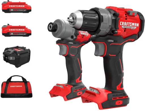 CRAFTSMAN V20 RP Brushless 2-Tool Drill/Driver & Impact Driver Combo Kit