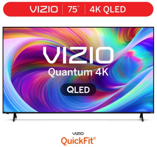 VIZIO 75" 4K QLED HDR Smart TV Deal