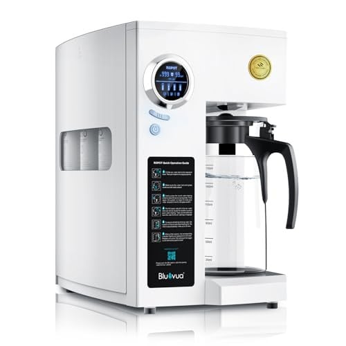 Bluevua RO100ROPOT 6-Stage Countertop Reverse Osmosis Water Filter System w/ UV Light & Remineralization Deal