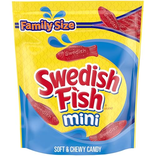 Swedish Fish Mini Soft & Chewy Candy 1.8 lb Family Size Bag Deal