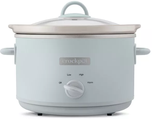Crock-Pot 4.5-Qt Manual Slow Cooker (Light Blue) Deal