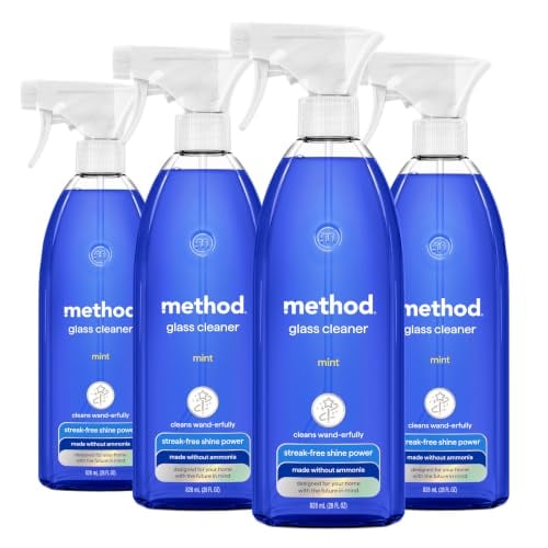 4-Pack 28-Oz Method Glass Cleaner Sprays (Mint) Deal