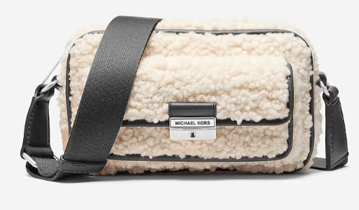 Michael Kors Bradshaw Extra-Small Faux Shearling Camera Crossbody Bag Deal