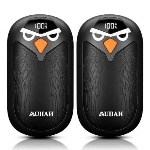 AUIIAH Penguin Rechargeable Hand Warmers 2-Pack with LED Display Deal