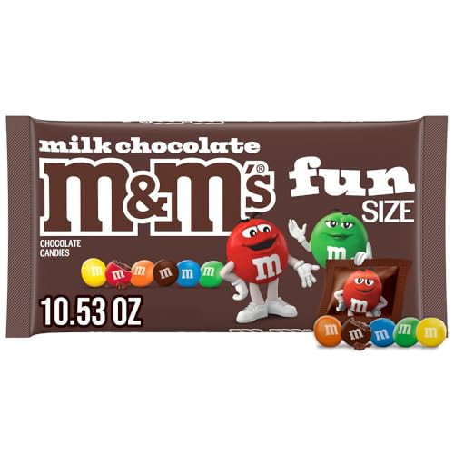 M&M's Milk Chocolate Fun Size Candy Bag 10.53oz