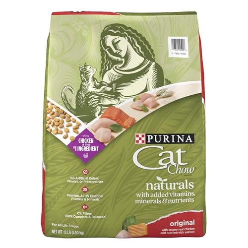 Purina Cat Chow Naturals Original Dry Cat Food 13 lb. Bag
