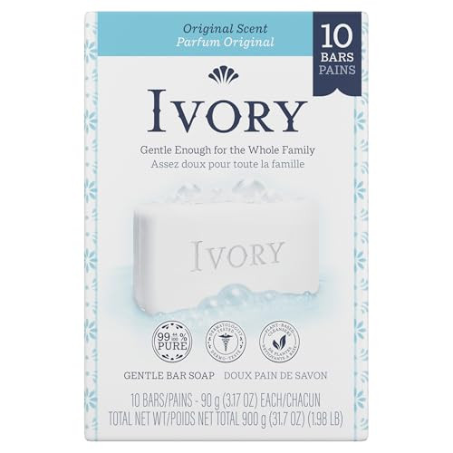 Ivory Gentle Bath Bar Soap 10-Pack