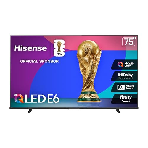 Hisense 75" 4K UHD QLED Smart Fire TV