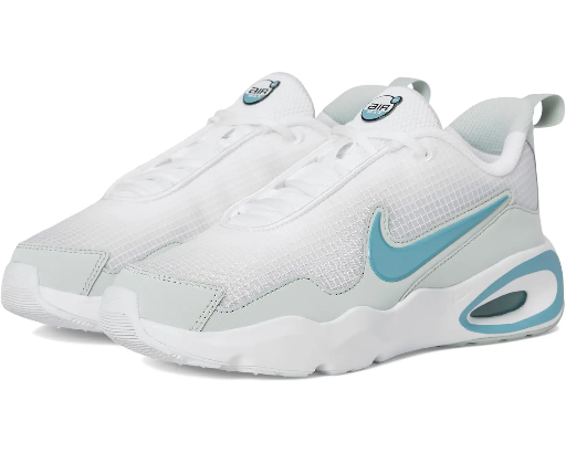 Nike Kids' Air Max Nova Shoes (White/Turquoise) Deal