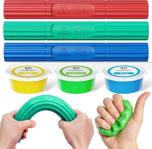 Flex Therapy Bars and Therapy Putty Set Deal