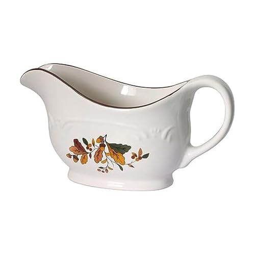 Pfaltzgraff Autumn Berry Gravy Boat, Cream, 9"