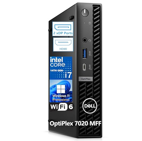 Dell OptiPlex 7020 MFF Mini PC 32GB DDR5 RAM 1TB PCIe SSD