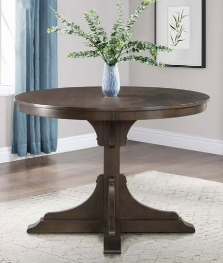 Better Homes & Gardens Canton Round Dining Table Tobacco Oak Finish