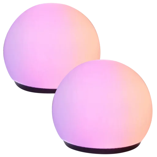Monster Smart WiFi Portable Multicolor LED Light Orbs 2-Pack