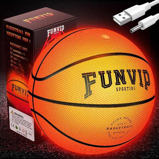 Rechargeable LED Light Up Basketball