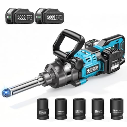 Seesii 1" Cordless Impact Wrench 2581.47 FT-LBS Deal