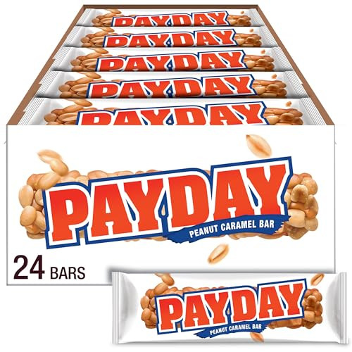 Payday Peanut Caramel Candy 24-Count