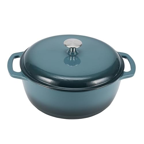 Amazon Basics Enameled Cast Iron Covered Dutch Oven 6-Quart Deal