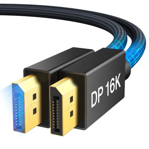 IVANKY 6.6' 80Gbps 16K DisplayPort Cable 2.1