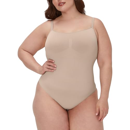 Maidenform Women's Seamless Shapewear Bodysuit Evening Blush Medium Deal