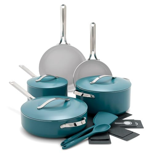 GreenPan Nova 10-Piece Ceramic Nonstick Cookware Set