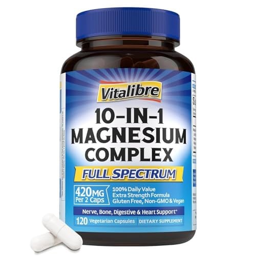 Vitalibre Magnesium Glycinate 200mg Elemental 180 Capsules Deal