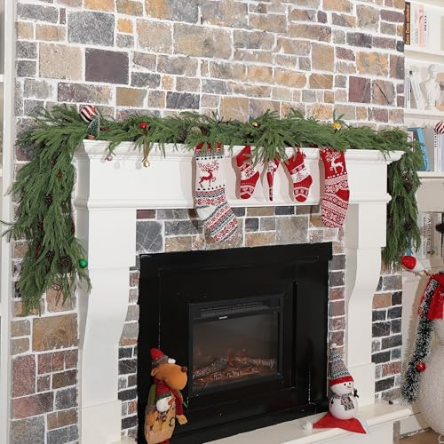 2 Pcs 6' Norfolk Pine Garland