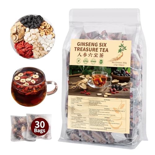 Kidney Tea Formula Ginseng Six Treasure Tea Bag Deal