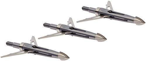 3-Pack New Archery Products Killzone 2 Blade Rear-Deploying Bow Hunting Mechanical Broadheads