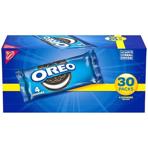 OREO Chocolate Sandwich Cookies, 30 Snack Packs Deal