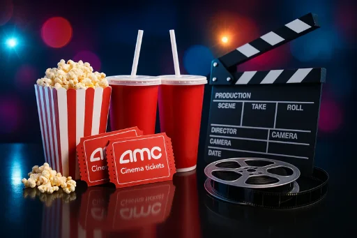AMC Theatres Experience: 2 Tickets + 2 Drinks + 1 Popcorn