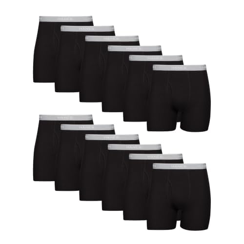 Hanes Men's Underwear Boxer Briefs 12-Pack Deal