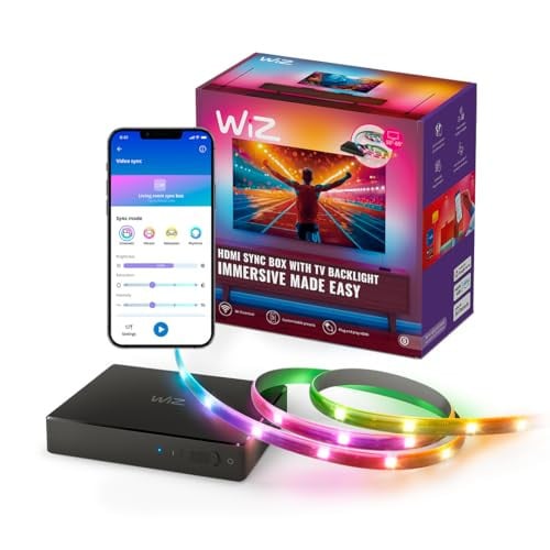 WiZ Connected HDMI Sync Box with TV Backlight, 55-65 Inch TVs Deal