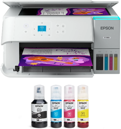 Certified Refurbished Epson EcoTank ET-2988 Wireless All-in-One Printer Deal