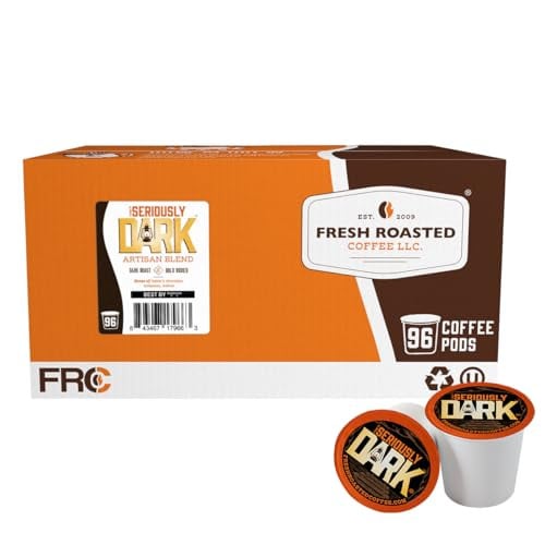 Fresh Roasted Coffee Dark Roast Breakfast Blend 96 Count