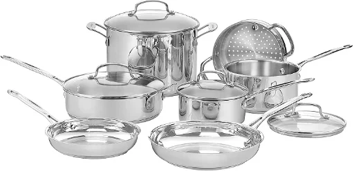 Cuisinart Chef's Classic 11-Piece Stainless-Steel Cookware Set Deal