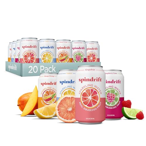 Spindrift Sparkling Water 20-Pack 12-Oz (4 Flavor Original Variety Pack) Deal
