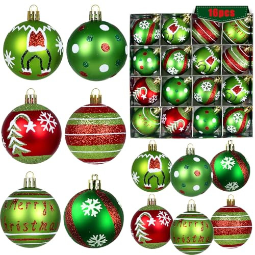 Fanfantoey Christmas Balls 16-44 Pcs