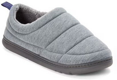 Dearfoams Cozy Comfort Men's Jersey Closeback Slippers Deal