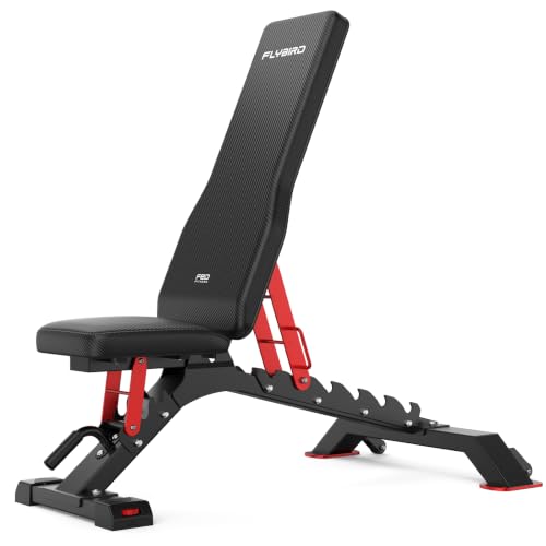 FLYBIRD WB7 1300LBS Commercial Adjustable Weight Bench Deal