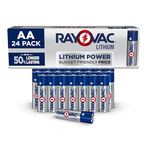 Rayovac 1.5V Lithium AA Batteries (24 Pack)