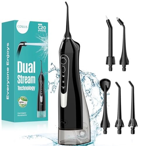 COSLUS Water Dental Flosser Teeth Pick C20 300ML Deal