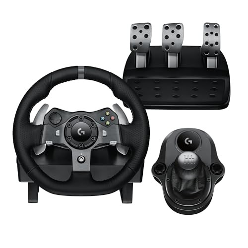 Logitech G920 Driving Force Racing Wheel and Pedals with Shifter for Xbox Series X|S, Xbox One and PC