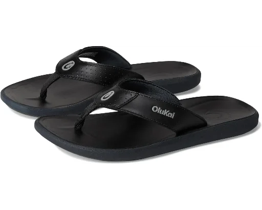 OluKai Pili Men's Sandals (Lava Rock)