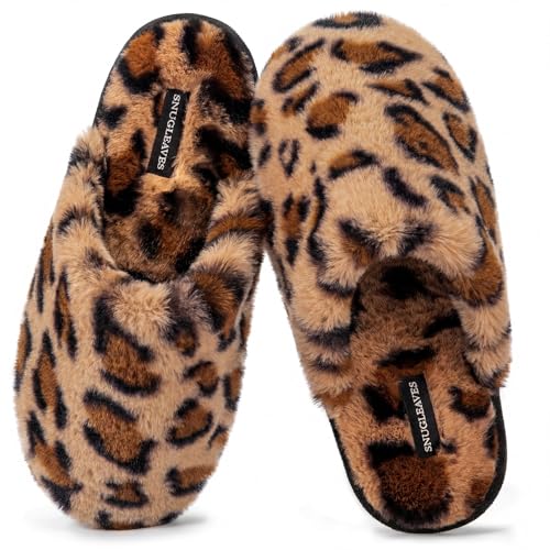 Snug Leaves Women's Fuzzy House Slippers