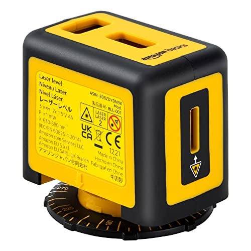 Amazon Basics 360-Degree Rotating Laser Level w/ 16' Range