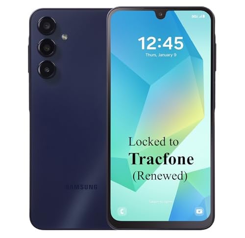 Samsung Galaxy A16 5G Renewed Smartphone + 1 Year Tracfone Service Deal