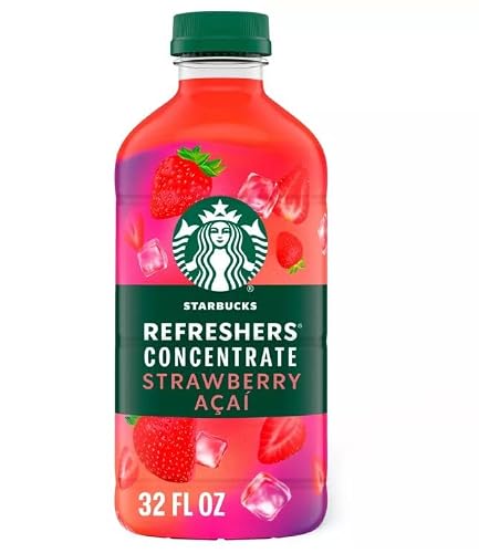 Starbucks Refreshers Concentrate Strawberry Acai, 32 oz